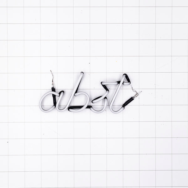 abst Single Stroke Script Word Unit for St Pabst Blue Ribbon Shamrock Replacement Tube - Neon Sign Part