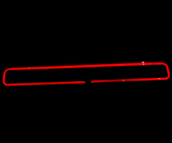 Unkown Red Rectangle Border Unit Replacement Tube - Neon Sign Part