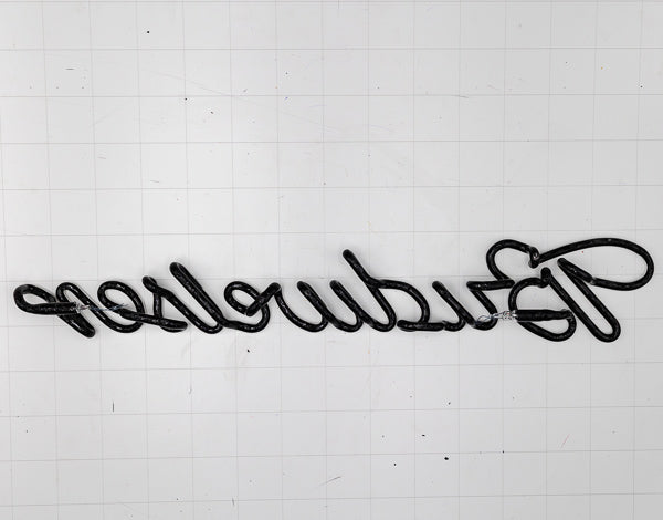 Budweiser Script Word Unit Replacement Tube - Neon Sign Part
