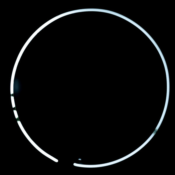 Unknown/Mystery 20 1/2" White Circle Replacement Tube - Neon Sign Part