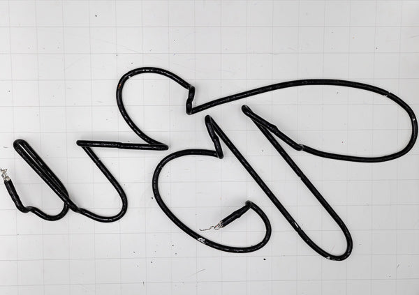 Bu Large Script Word Unit for Budweiser Replacement Tube - Neon Sign Part
