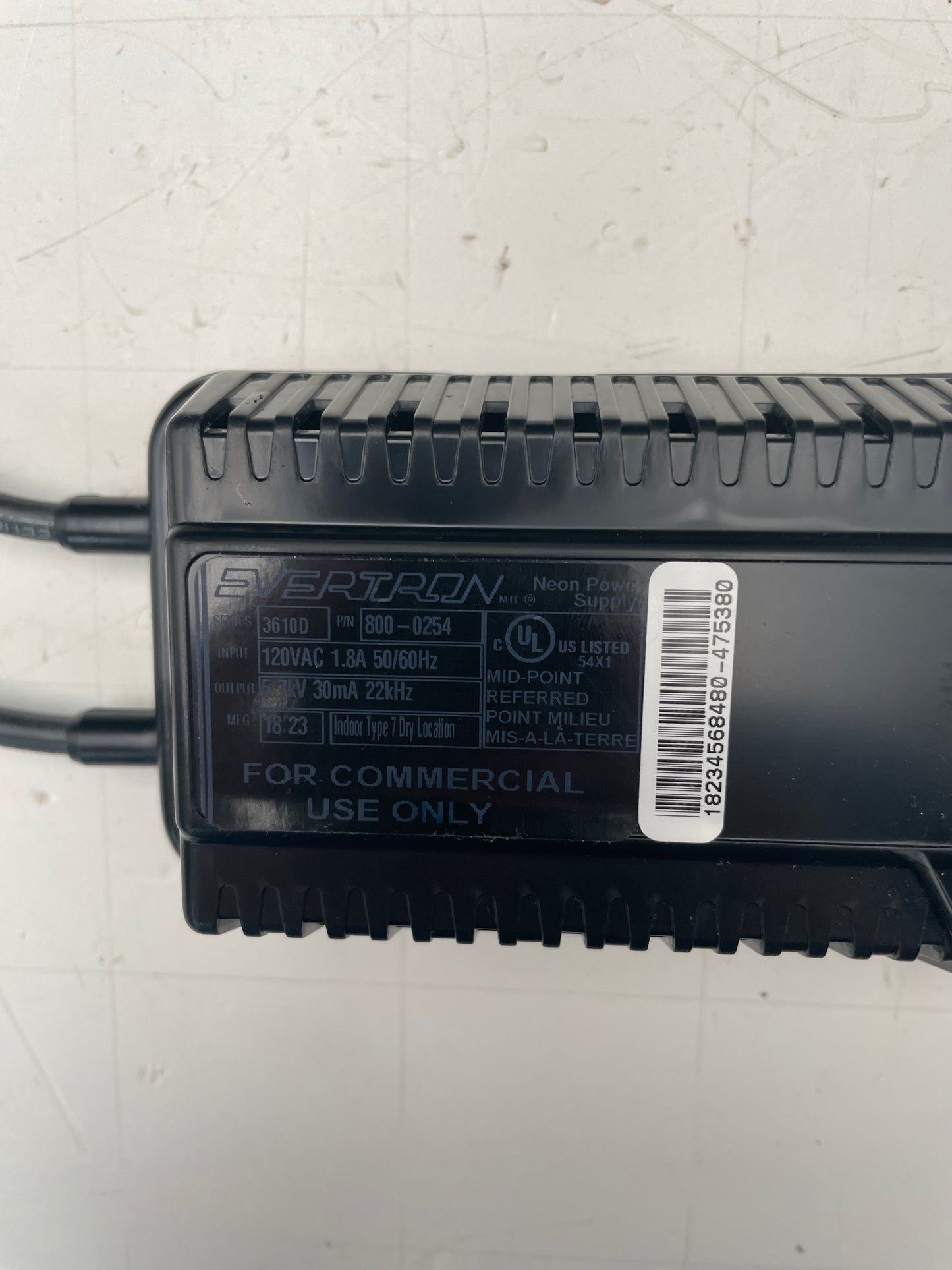 Evertron 3610 Electronic Neon Sign Replacement Transformer – 5.7Kv