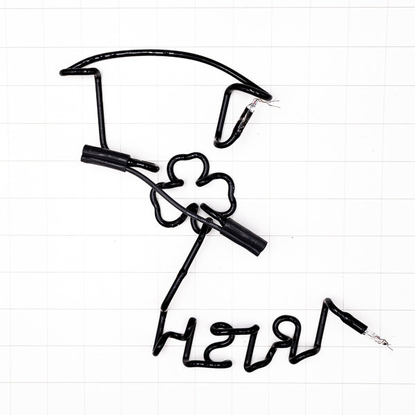 IRISH single stroke word unit, Clover & Unknown for Unknown / Mystery Replacement Tube - Neon Sign Part