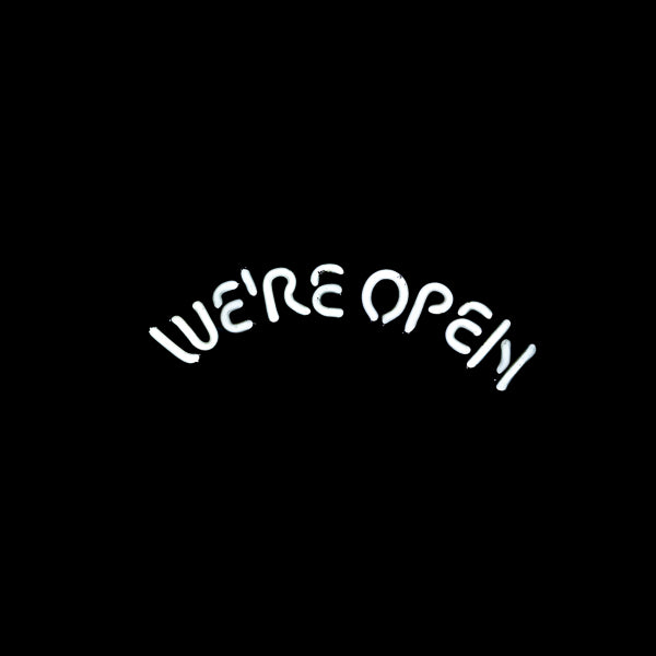WE’RE OPEN Single Stroke Word Unit for O'Doul's We're Open for Lunch Replacement Tube - Neon Sign Part