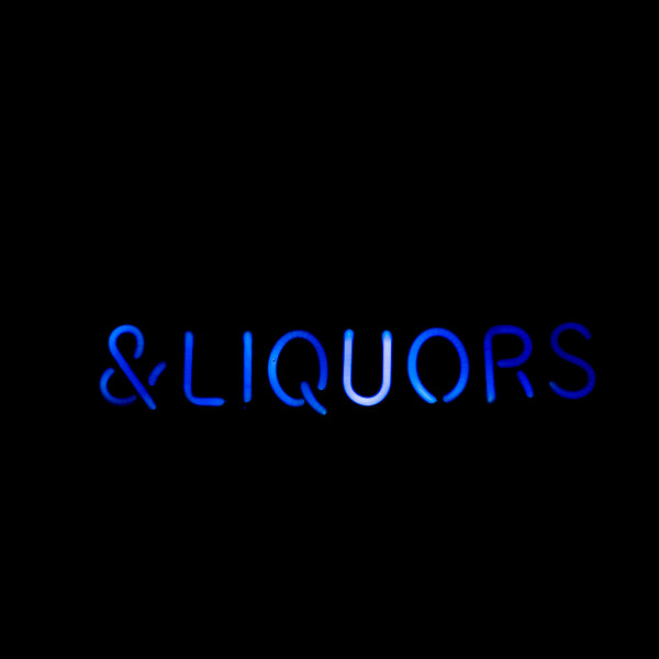 & LIQUORS Single Stroke Word Unit for Unknown Replacement Tube - Neon Sign Part