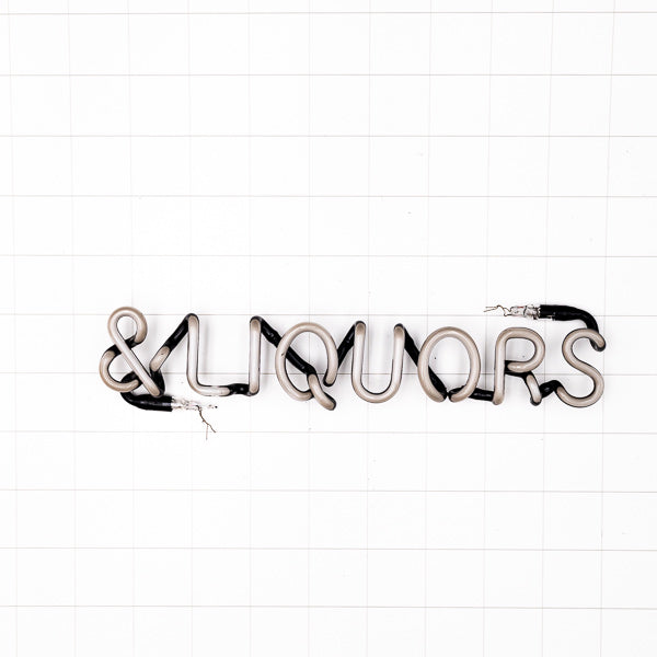 & LIQUORS Single Stroke Word Unit for Unknown Replacement Tube - Neon Sign Part