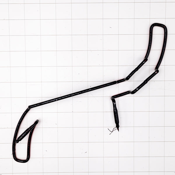 Unknown / Mystery Red Curved Border Replacement Tube - Neon Sign Part