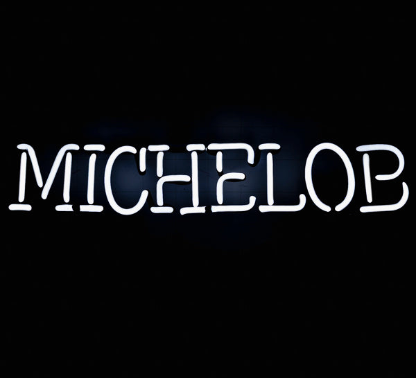 MICHELOB with Serifs Single Stroke Word Unit for Various Sings Replacement Tube - Neon Sign Part