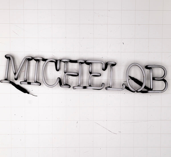 MICHELOB with Serifs Single Stroke Word Unit for Various Sings Replacement Tube - Neon Sign Part