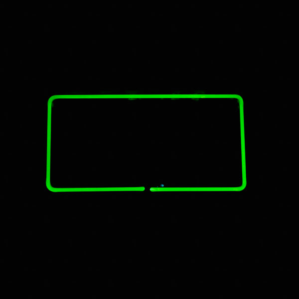 Unknown / Mystery Green Rectangle Unit Replacement Tube - Neon Sign Part