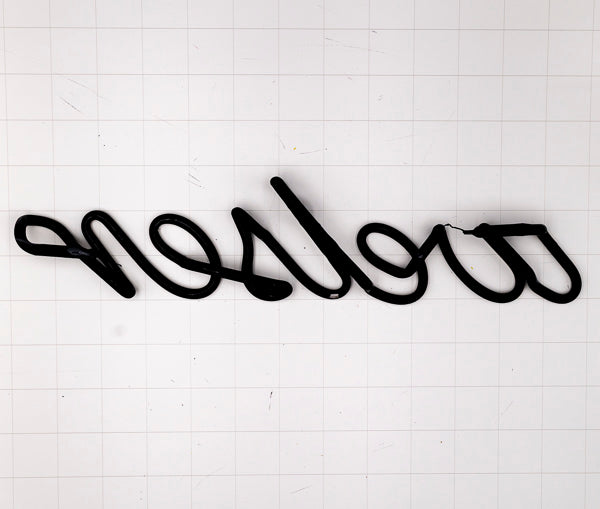 weiser Single Stroke Script Word Unit for Budweiser Replacement Tube - Neon Sign Part