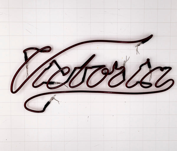 Victoria Single Stroke Word Unit Replacement Tube - Neon Sign Part