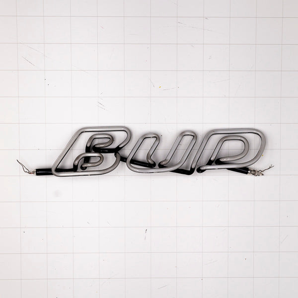 BUD Double Stroke Word Unit for Unknown Bud Light Replacement Tube - Neon Sign Part