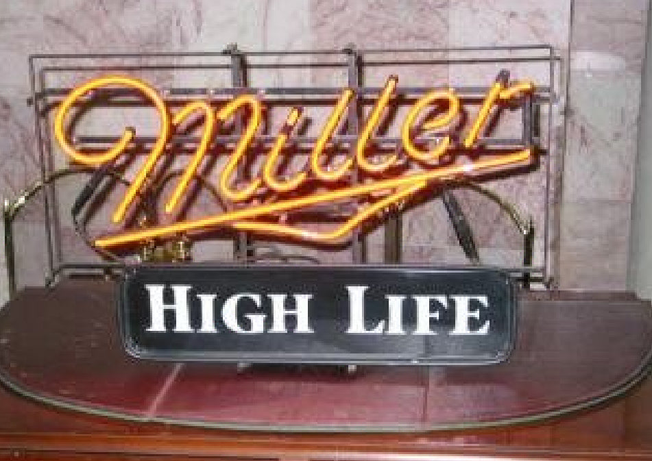 High Life Neon Sign Plastic Replacement Panel and Housing