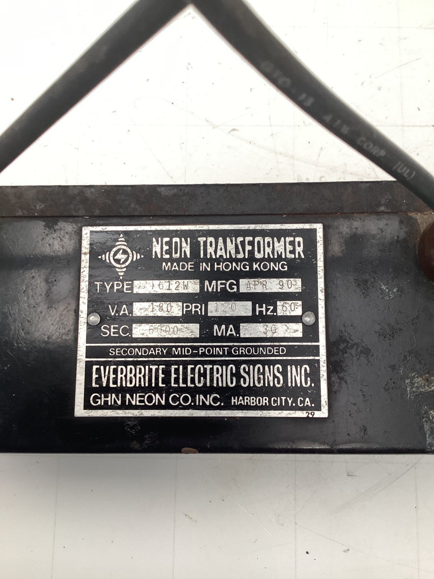 Everbrite Electronic Neon Sign Replacement Transformer – 6Kv