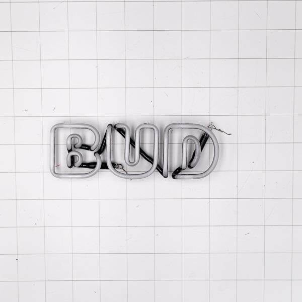 BUD Double Stroke Word unit for Bud Light Minnesota Super Bowl Replacement Tube - Neon Sign Part