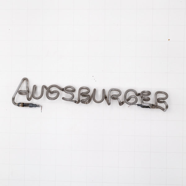 Augsburger Single Stroke Word Unit Neon Sign Replacement Tube