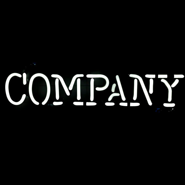 COMPANY Single Stroke Word Unit Neon Sign Replacement Tube