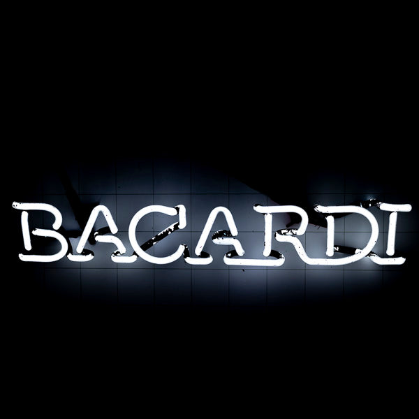 BACARDI Single Stroke Word Unit Neon Sign Replacement Tube