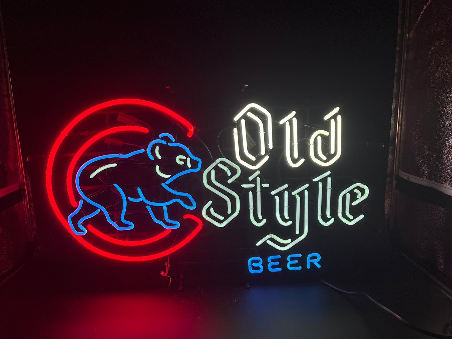 yle Double Stroke Word Unit for Old Style Cubs Replacement Tube - Neon Sign Part