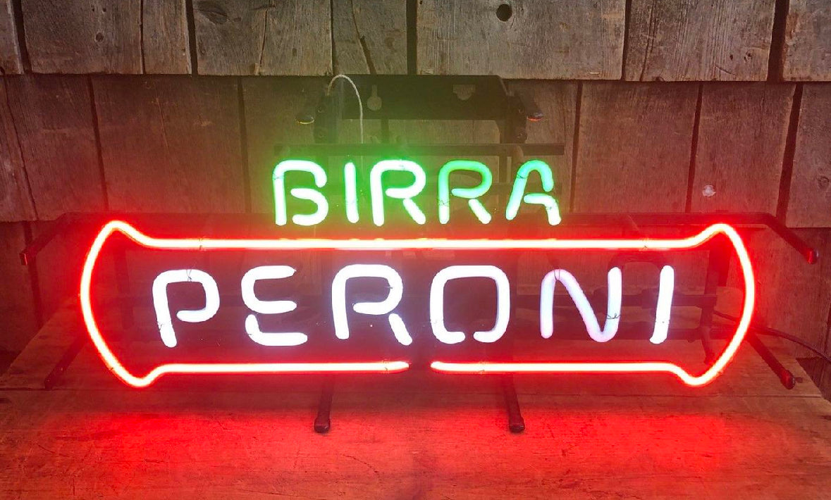 BIRRA Single Stroke Word Unit for Peroni Neon Sign Replacement Tube Used