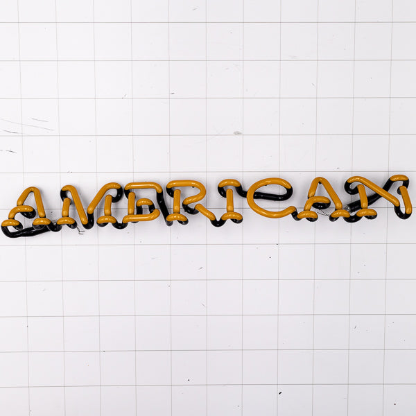 AMERICAN Single Stroke Word unit for Wild Turkey American Honey Replacement Tube - Neon Sign Part
