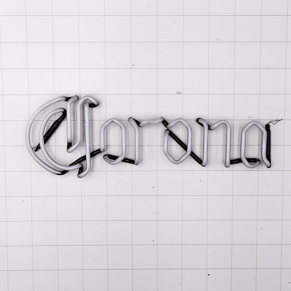 Corona Single Stroke Word unit for Corona Palm Tree and Parrot Replacement Tube - Neon Sign Part