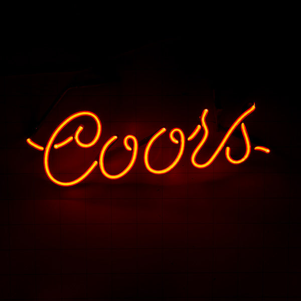 Coors Single Stoke Script Word unit for Coors Illinois Replacement Tube - Neon Sign Part