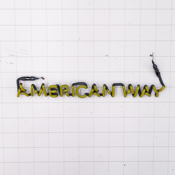 AMERICAN WAY Single Stoke Word unit for Miller Made the American Way Replacement Tube - Neon Sign Part