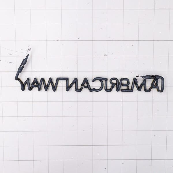 AMERICAN WAY Single Stoke Word unit for Miller Made the American Way Replacement Tube - Neon Sign Part