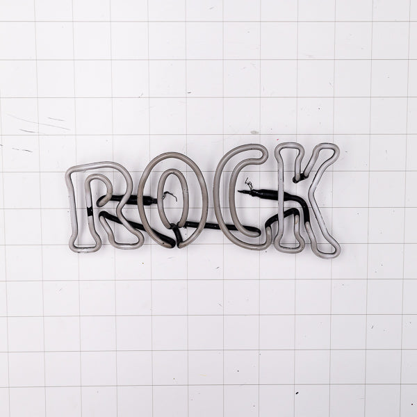 ROCK Double Stoke Word unit for Rolling Rock Replacement Tube - Neon Sign Part