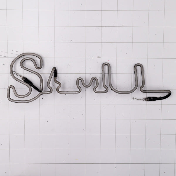 Bottom of Samuel Double Stoke Word unit for Samuel Adams Replacement Tube - Neon Sign Part