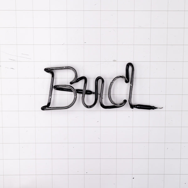 Bud Single Stroke Word unit for Bud Dry Replacement Tube - Neon Sign Part