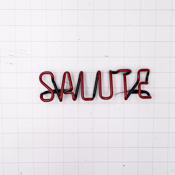 SALUTE Single Stroke Word unit for Budweiser American Salute Replacement Tube - Neon Sign Part
