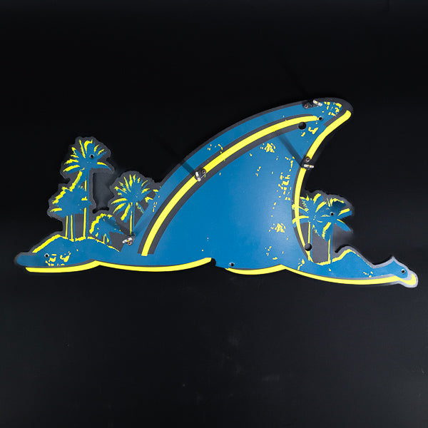 Shark Fin for Land Shark Neon Sign Plastic Replacement Panel