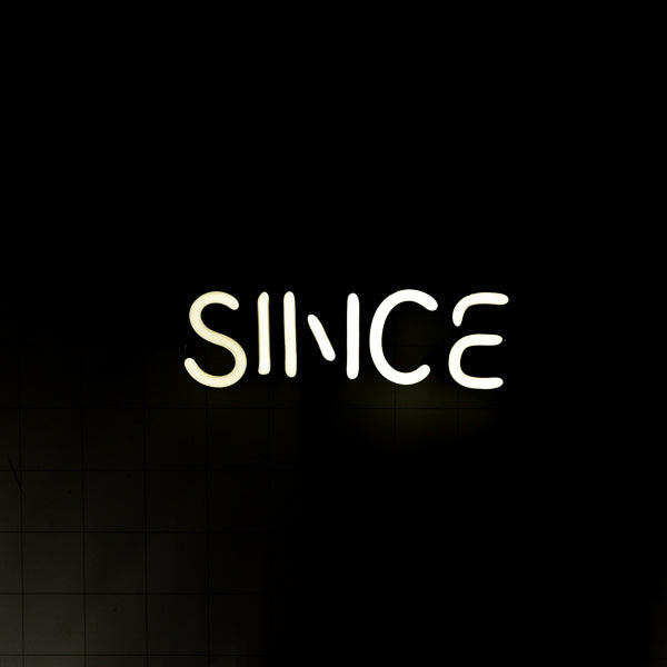 SINCE Single Stroke Word unit for Proudly Serving Since 2003Replacement Tube - Neon Sign Part