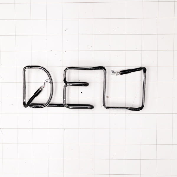 DELI Single Stroke Word unit for Unknown / Mystery Replacement Tube - Neon Sign Part