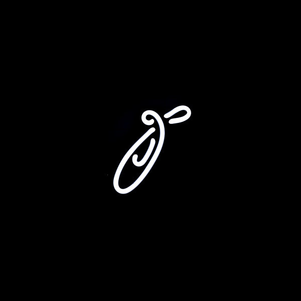 Bottom of Z Double Stroke Script Word unit for Schlitz Replacement Tube - Neon Sign Part