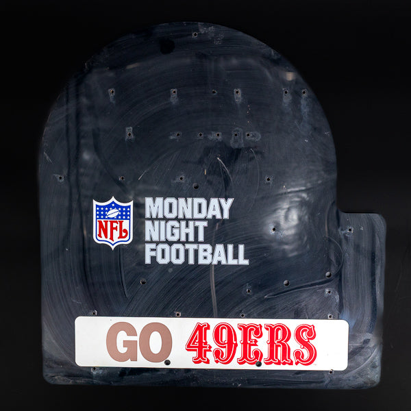 Miller Lite NFL Monday Night Football Go 49ERS Neon Sign Plastic Replacement Panel
