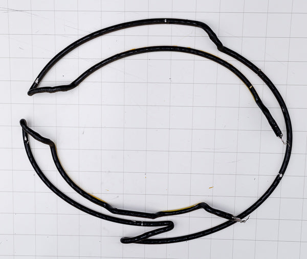 Yellow / White Border for Miller Lite Replacement Tube - Neon Sign Part