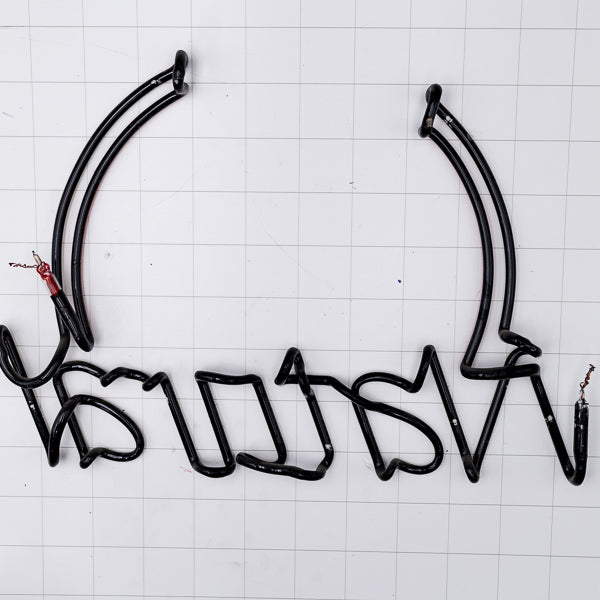 Natural Light Single Stroke Word unit with border Replacement Tube - Neon Sign Part Used