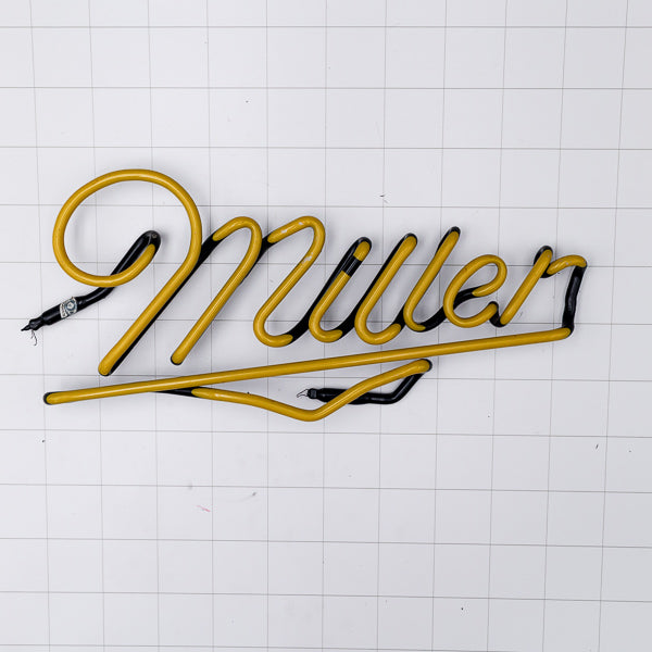 Miller Single Stroke Word unit For Miller Genuine Draft Replacement Tube - Neon Sign Part