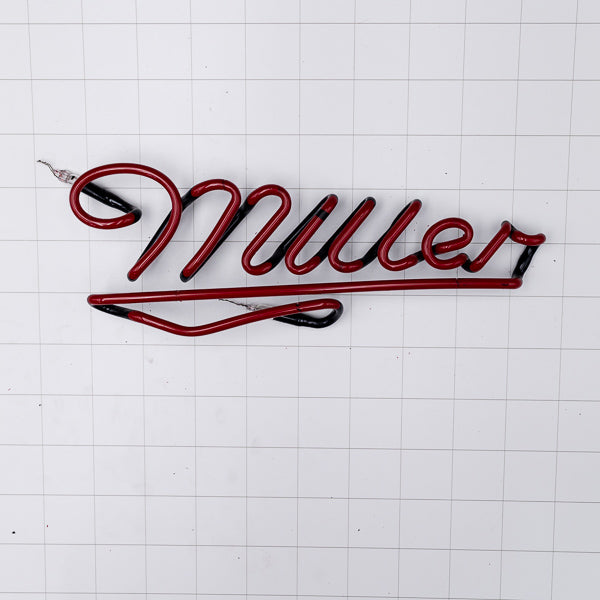 Miller Single Stroke Word unit for Miller Genuine Draft Replacement Tube - Neon Sign Part
