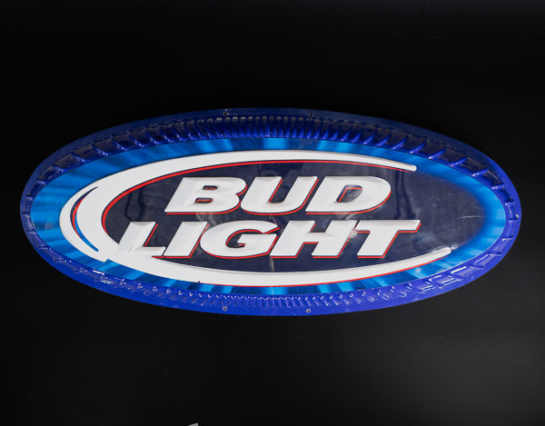 Bud Light Neon Sign Plastic Replacement Panel