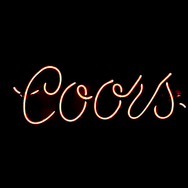 Coors Script Word unit for Coors Open Replacement Tube - Neon Sign Part