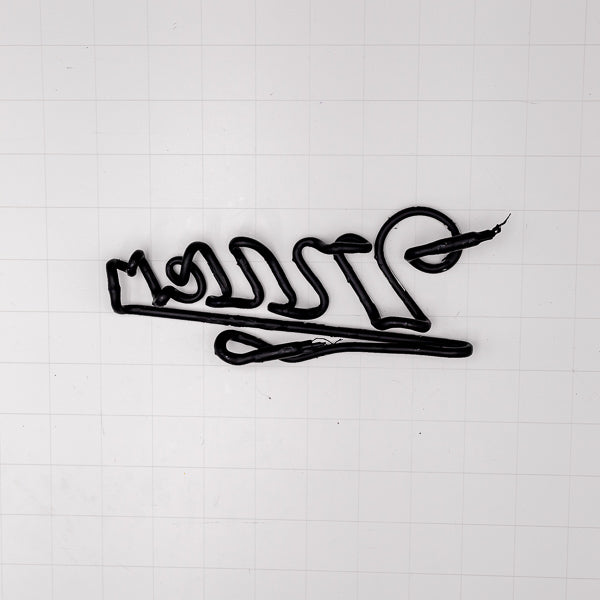 Miller Single Stroke Script Word unit Replacement Tube - Neon Sign Part