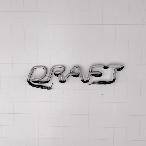 DRAFT Single Stroke Word unit Replacement Tube - Neon Sign Part