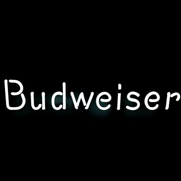 Budweiser Single Stroke Word unit Replacement Tube - Neon Sign Part