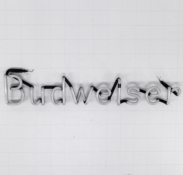 Budweiser Single Stroke Word unit Replacement Tube - Neon Sign Part