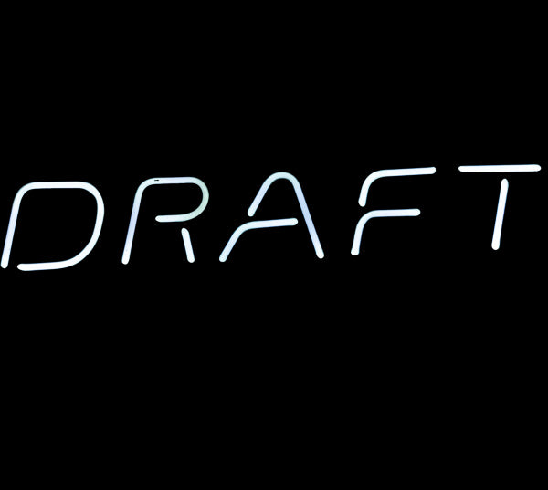DRAFT Single Stroke Word unit for Miller Genuine Draft Replacement Tube - Neon Sign Part
